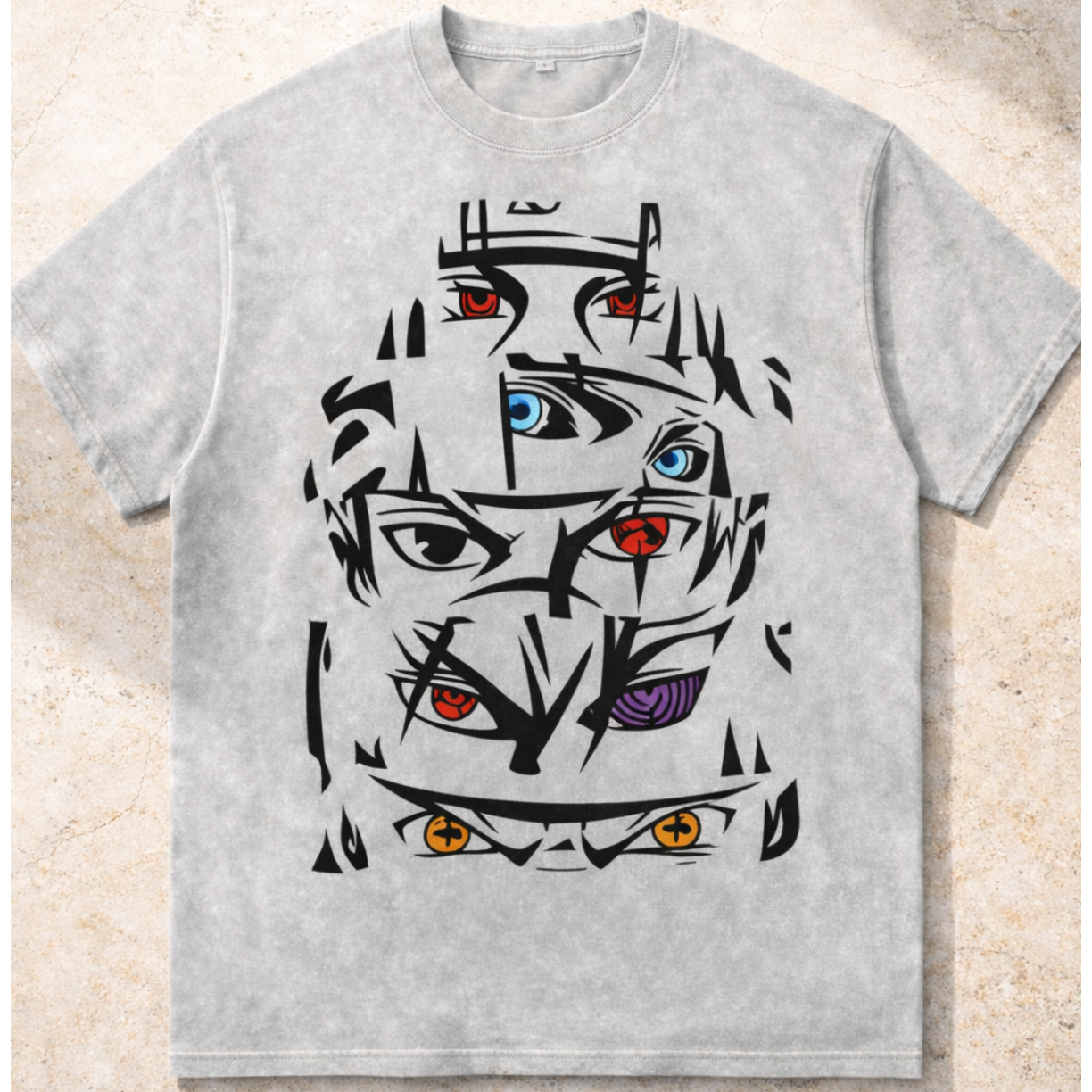 Naruto Cursed Eyes Cotton Shirt