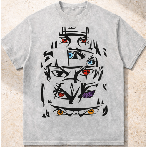 Naruto Cursed Eyes Cotton Shirt