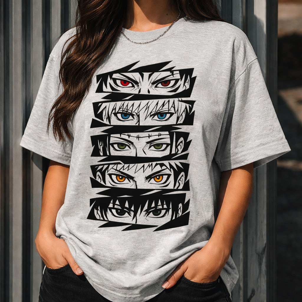 JJK Cursed Eyes Cotton Shirt