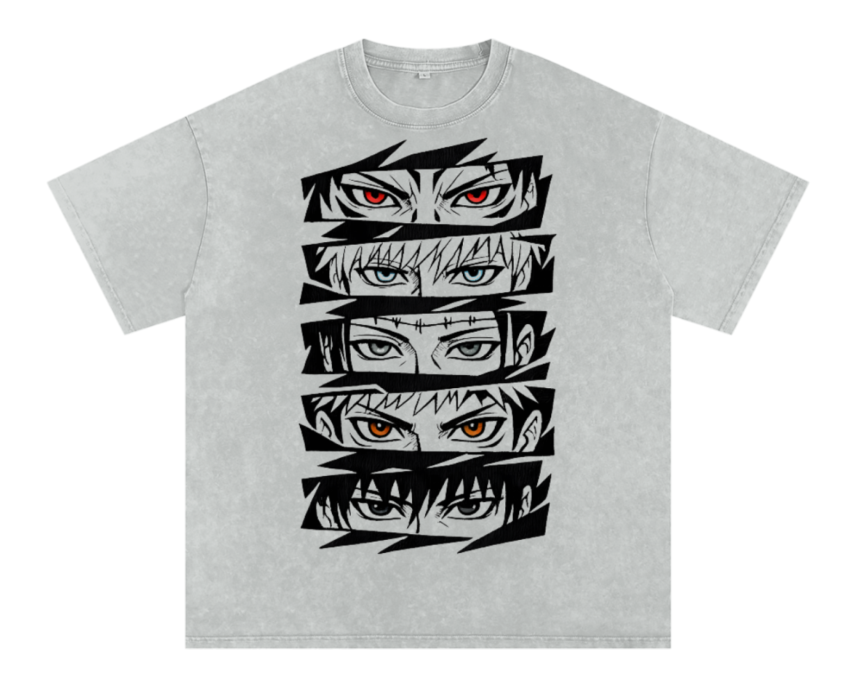 JJK Cursed Eyes Cotton Shirt