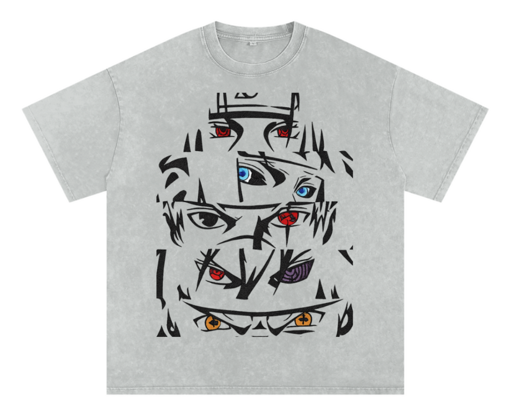 Naruto Cursed Eyes Cotton Shirt