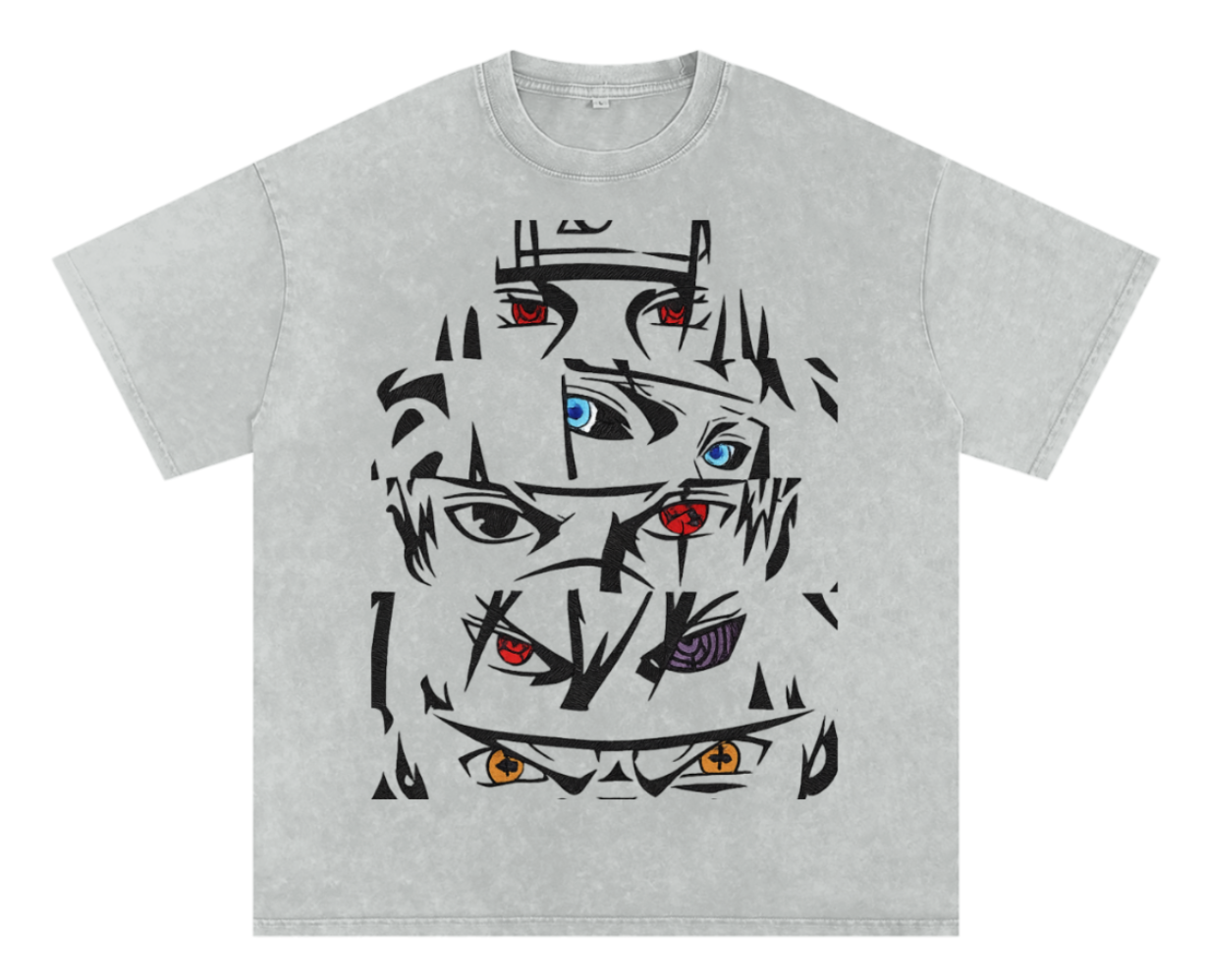 Naruto Cursed Eyes Cotton Shirt