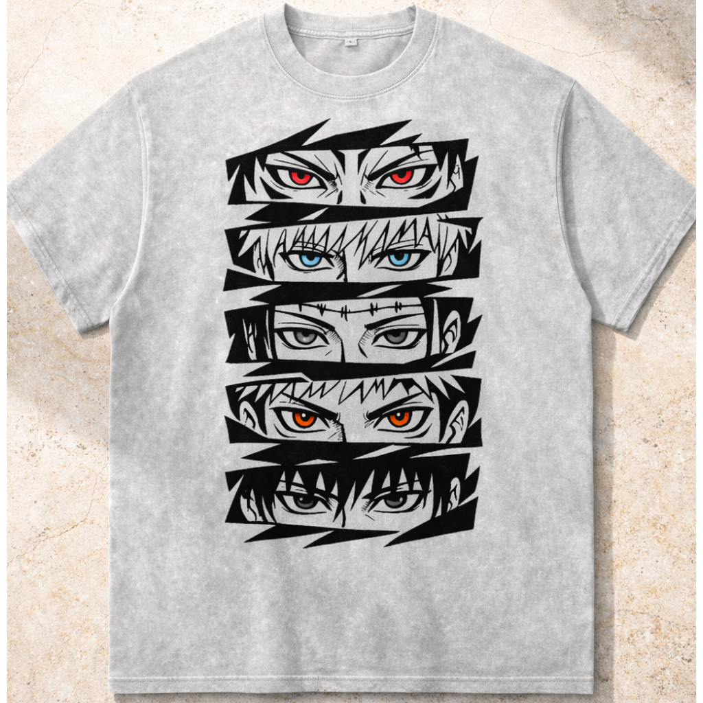 JJK Cursed Eyes Cotton Shirt